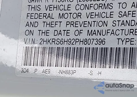 2023 Honda Cr-V Hybrid Sport Touring from USA, damaged, VIN 2HKRS6H92PH807396